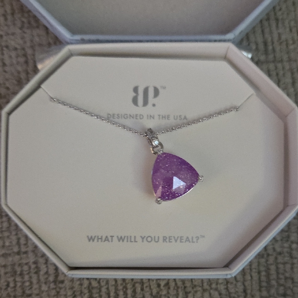 Stunning Purple Pendant Necklace by BP